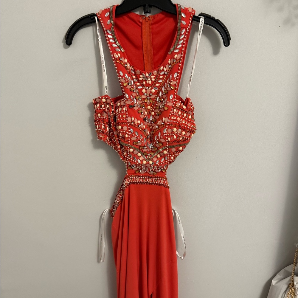 Rachel Allan beaded formal gown size 8